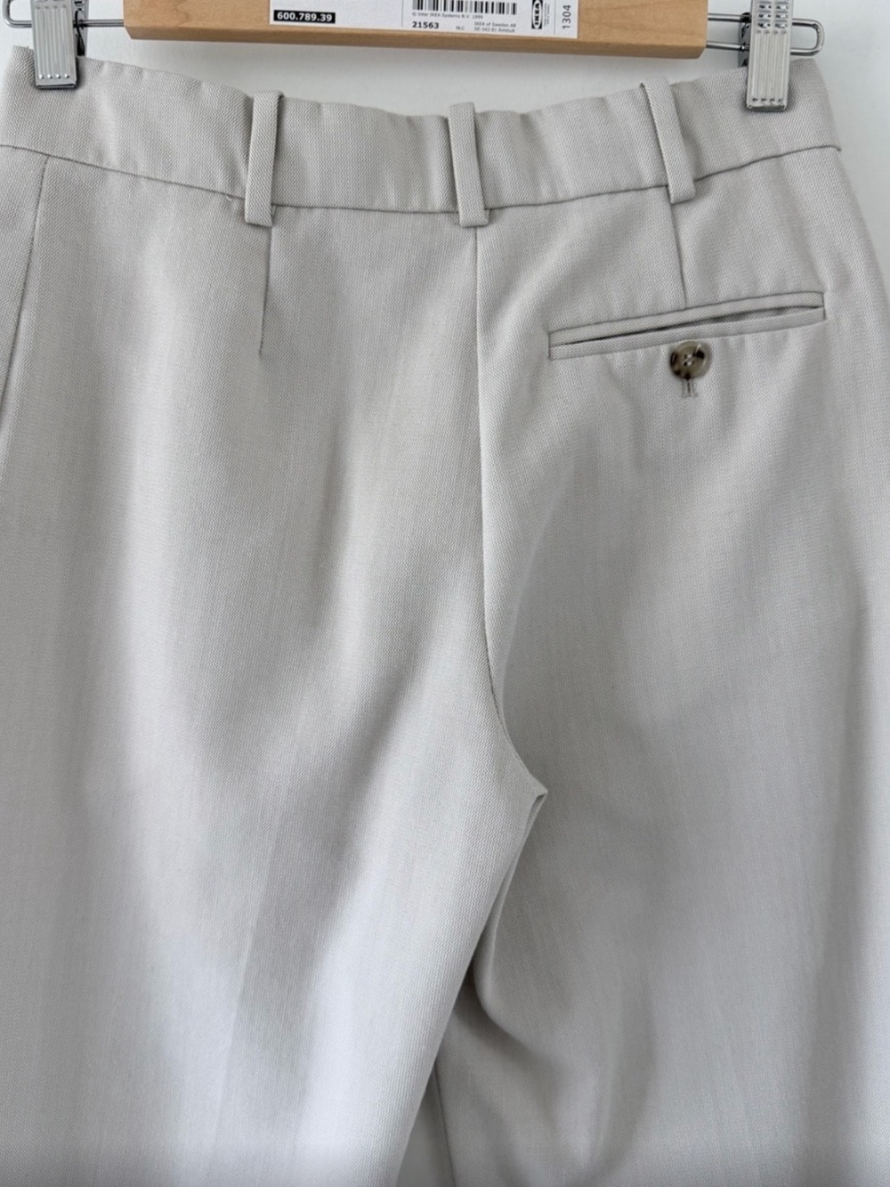 COS Beige Straight-Leg Pants - Picture 12 of 16